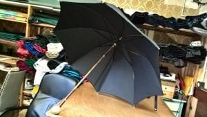 Restauration parapluie après